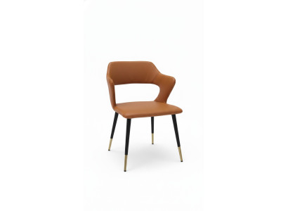 Design armchair metal upholstery lounge club chair seat relax luxury room waiting new