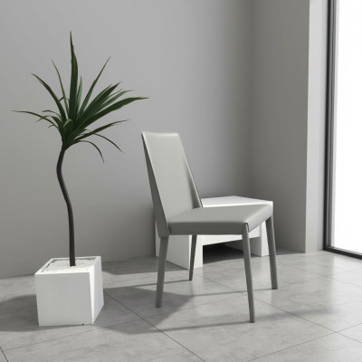 Design chair with backrest, upholstered dining room chairs, armchairs, club kitchen, lounge living furniture.
