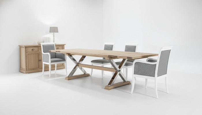 Design dining table classic wooden tables extendable living room luxury