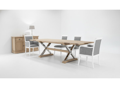 Design dining table classic wooden tables extendable living room luxury