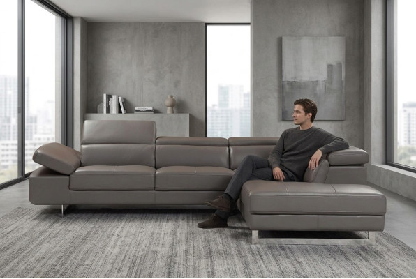 XXL seating set designer living landscape corner sofa sofa couch L-shaped sofa 965H