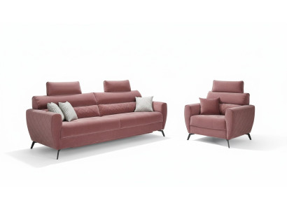 Classic Design Sofa Seat Upholstery Complete Set Suite 3+2 Textile Suites