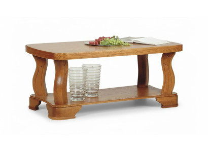 Handcrafted real wood sofa side tables classic living room table