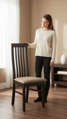 Design chair textile dining room fabric chairs armchair upholstered