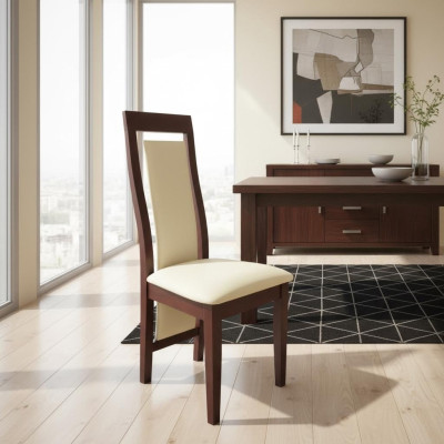 Chairs 4x Set Armchair Upholstered Dining Chair Solid Wood Restaurant