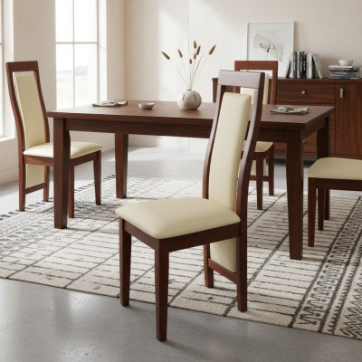Design Set of 8 Chairs Armchair Chair Group Decoration Gastronomy New Dining Room
