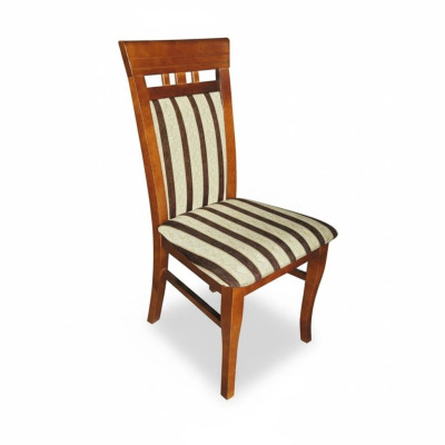 Set of 2 solid wood fabric chairs, group design chairs, dining, back, new, living.