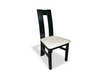 Design chair set 2x armchairs wood textile upholstered chairs gastro fabric dining room