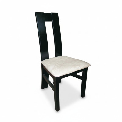 Design Set of 4x Armchair Chair Wood Textile Upholstered Chairs Dining Room Fabric
