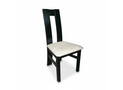 Design Set of 4x Armchair Chair Wood Textile Upholstered Chairs Dining Room Fabric