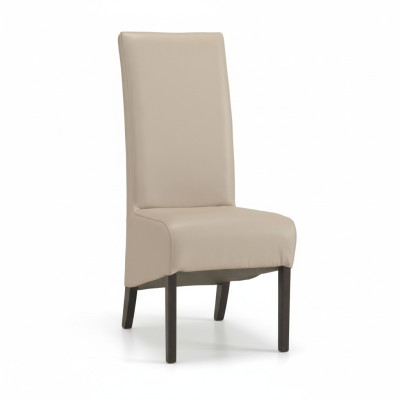 Design armchair chair wood leather upholstery dining room textile catering chair