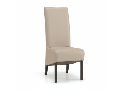Design armchair chair wood leather upholstery dining room textile catering chair