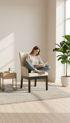 Modern armchair chair wood upholstery design chairs dining room 100%