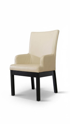 Design chair 4x chair set armchair group 100% leather new dining room restaurant
