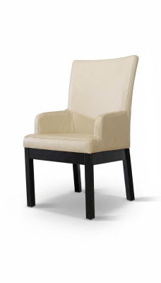 Design chair 8x chairs set armchair group 100% leather new dining room