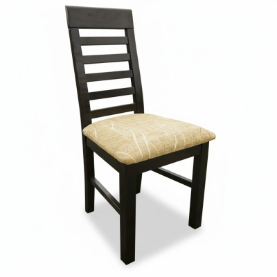 Set of 2x Armchair Design Wood Upholstered Fabric Chairs Dining Room Textile Gastro