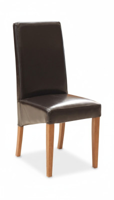 Design chair 4x group armchairs chairs set 100% leather new dining room