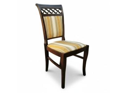 Classic armchair design wood upholstery modern chairs dining room