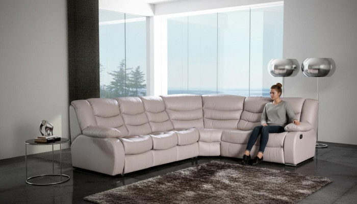 Corner sofa living landscape upholstery corner sofa couch suite seating modern leather