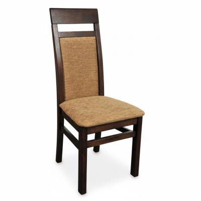 Design chair set: 2x armchairs wood textile chairs fabric dining room new upholstery