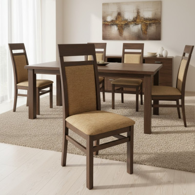Chair Wood Arm Dining Room Chair Leather Upholstery Set Group Gastro 20x Set Chairs New