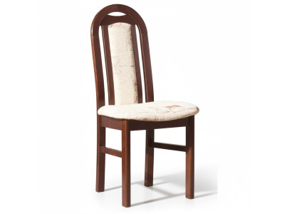 Dining Chair Set of 4 Upholstered Armchairs Solid Wood Fabric Chairs for Dining Room