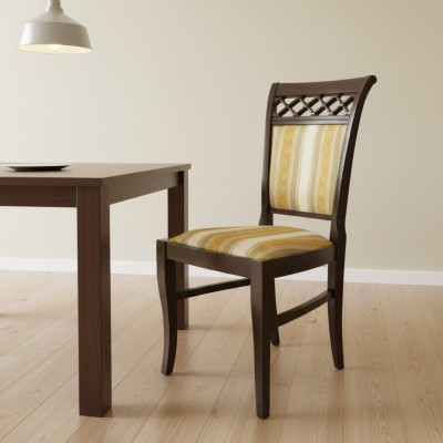 Group of armchairs, wood, set of 10 for restaurant, dining room, upholstered chairs, new gastro chair.