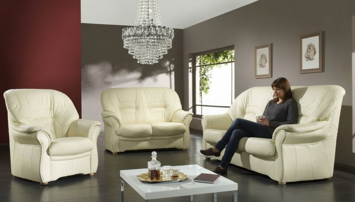 Sofas Couch Upholstery Suite Couches Faux Leather Sofa Set 3+2+1
