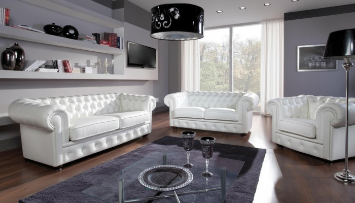 Chesterfield Sofa Set 3+2-Seater Sofa Upholstery Classic Couches