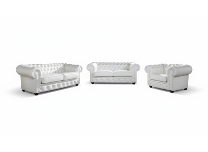 Sofa 3-seater Chesterfield design relax sofas upholstered modern couches