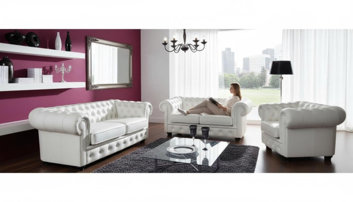 Sofa 2-seater Chesterfield design relax sofas upholstered modern couches