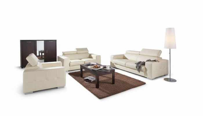 Sofa 2-seater design sofas upholstered couches leather relax modern two-seater