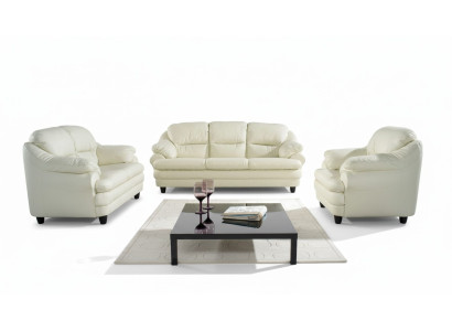 Sofa 2-seater design sofas upholstered couches leather relax decor modern seating
