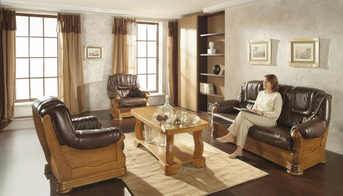 Classic TV Chair Leather 1-Seater Couch Sofa Upholstery Single-Seater 1-seater New