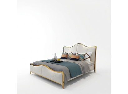 Bed Pillow Design Luxury Double Hotel Beds Double 180x200cm Bedroom Leather