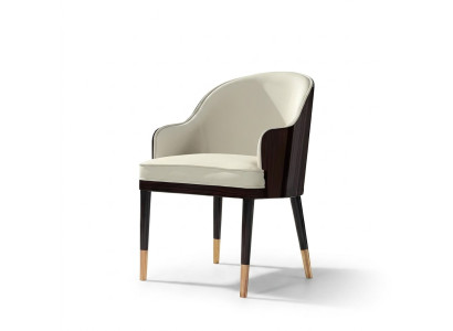 Chair 1x Dining Room Upholstered Chair TV Lounge Club Leather Textile Seat Armchair