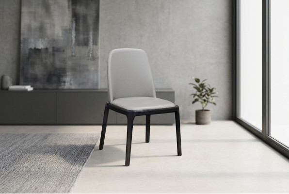 Chair 1x Dining Room Upholstered Chair Armchair Lounge Club Textile Leather Television Fabric