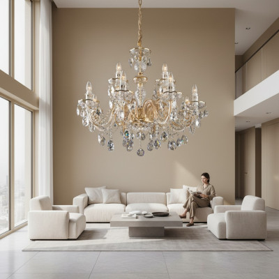 Classic ceiling chandelier light lamp Bohemia lighting crystal new