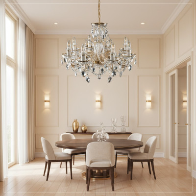 Classic chandelier light lamp ceiling lighting crystal new Bohemia