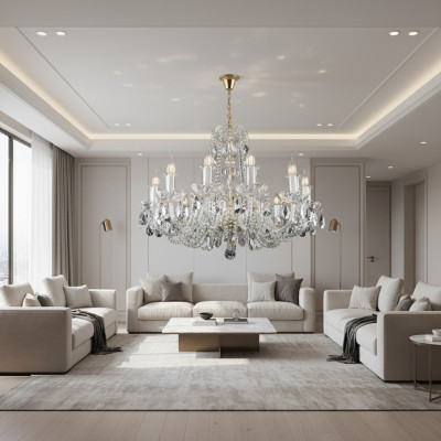 Crown Candlestick Lamp Ceiling Lamp Crystal Lamps Lighting Bohemia Lamp