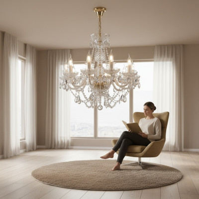 Luster Luxury Crystal Chandelier Ceiling Lights Handmade New Bohemia Lamps