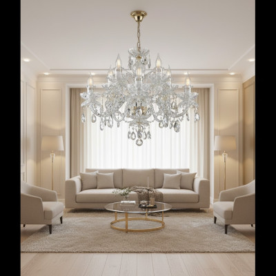 Luster Luxury Crystal Ceiling Lights Handmade New Bohemia Lamps Chandelier
