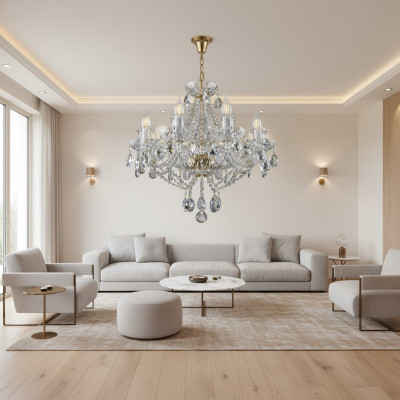 Crystal chandelier ceiling light hanging light Bohemia lamp