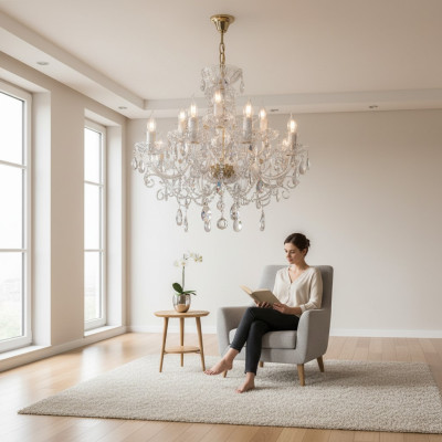 Luxury Chandelier Crystal Ceiling Lights Handmade New Bohemia Lamps
