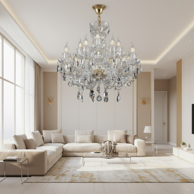Luxury Chandelier Crystal Ceiling Lights Handmade New Bohemia Lamps