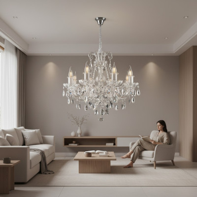 Luxury Crystal Ceiling Lights New Bohemia Handmade Chandelier Lamps