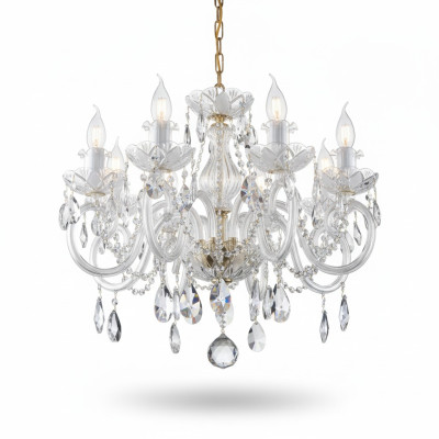 Luxury hotel room chandelier genuine crystal stones ceiling uplighter lamp