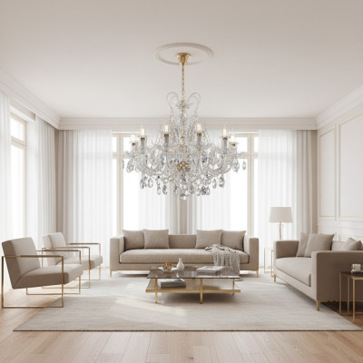 Luxury chandelier Bohemia crystal ceiling lights lamps handmade new