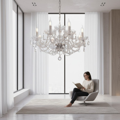 Chandelier Cover Classic Lamp Lighting Crystal New Bohemia
