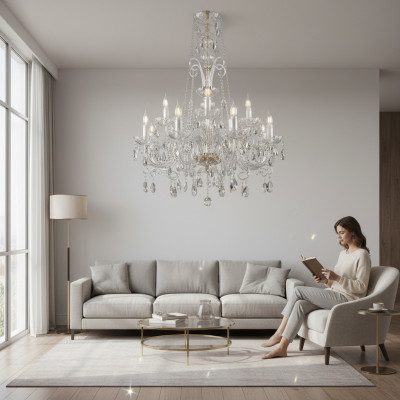 Classic Ceiling Chandelier Lamp Lighting Crystal New Bohemia Light